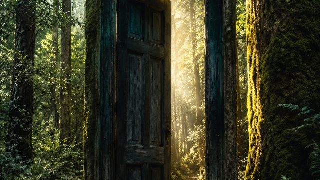 Exploring the Enigmatic World of 'The Door in Penrose Forest' | gambling table, lelah mace purba lir
