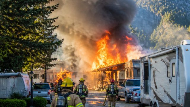 Emergency Response Underway for Fire at Harrison Hot Springs RV Park